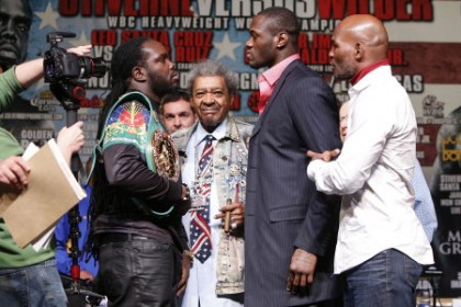 Stiverne and Wilder face off