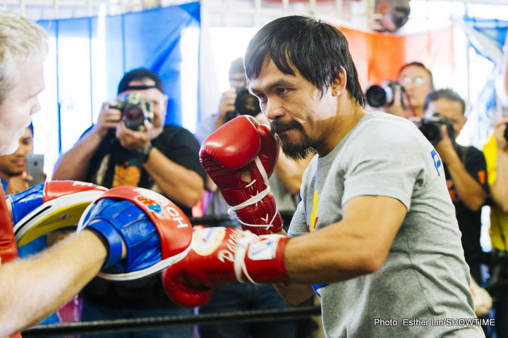 Image: Manny Pacquiao vs. Mike Alvarado close to being done for April 14