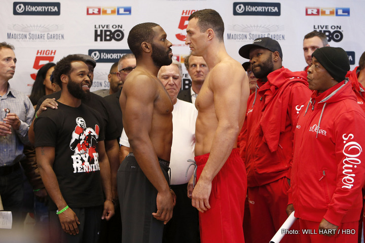 Wladimir Klitschko vs Bryant Jennings Weigh-in