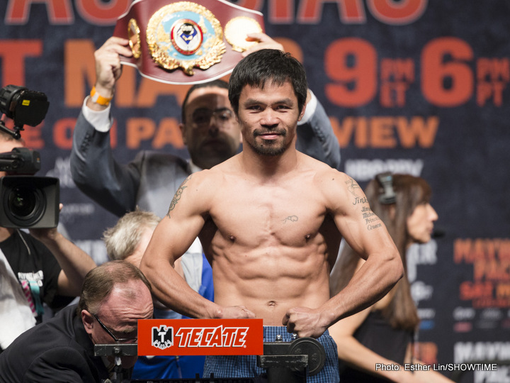 Image: Manny Pacquiao vs. Mike Alvarado in doubt for April 14th