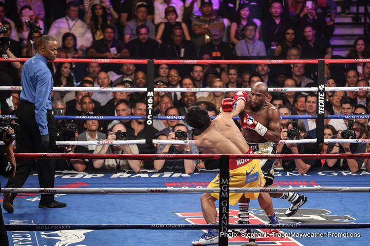 Image: Pacquiao still wants rematch with Mayweather in 2016