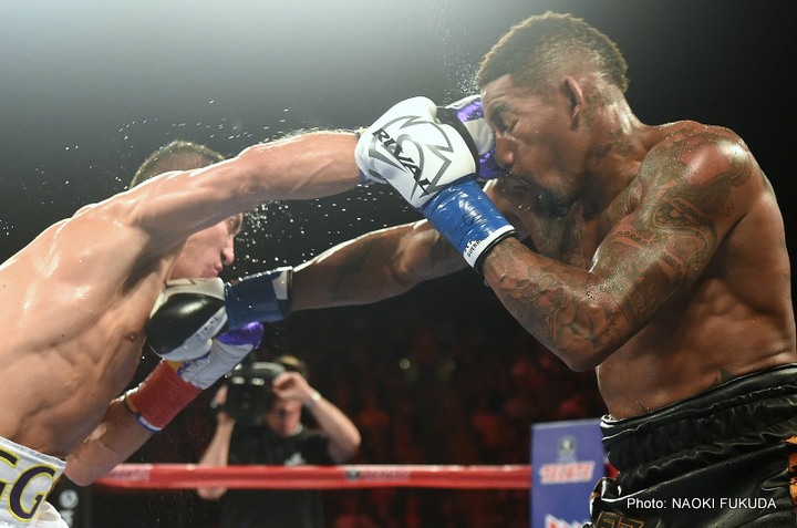 Golovkin vs. Monroe boxing photo