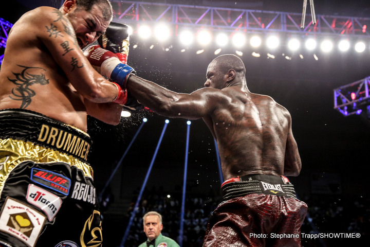 Wilder vs. Molina boxing photo
