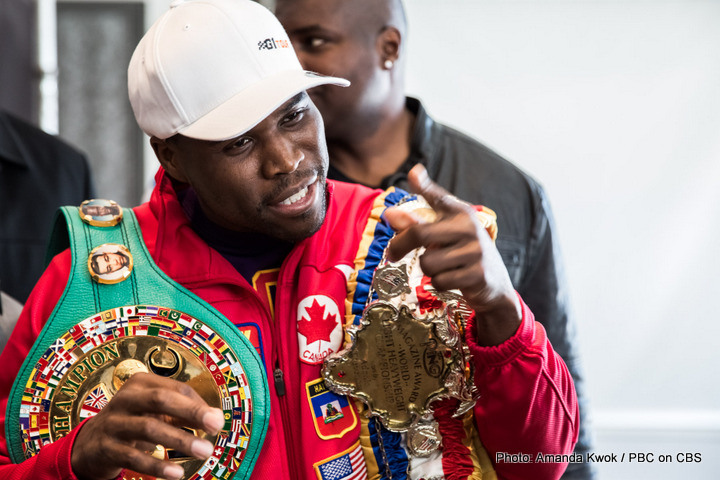 Image: Adonis Stevenson says Pascal must work his way to a title shot