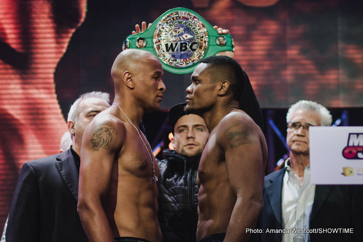 1-Weigh in-0009 (Isaac Chilemba and Eleider Alvarez)