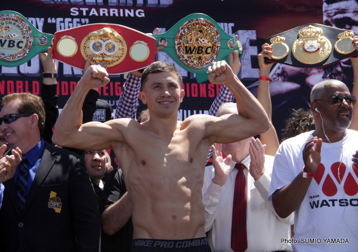 Image: Golovkin vs. Eubank Jr. possible for August 27