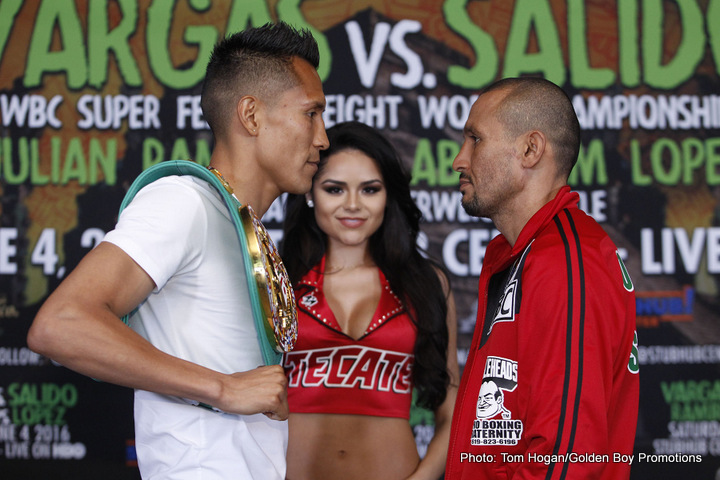 Vargas vs. Salido boxing photo