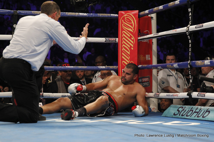 Image: Anthony Joshua destroys Eric Molina - Results