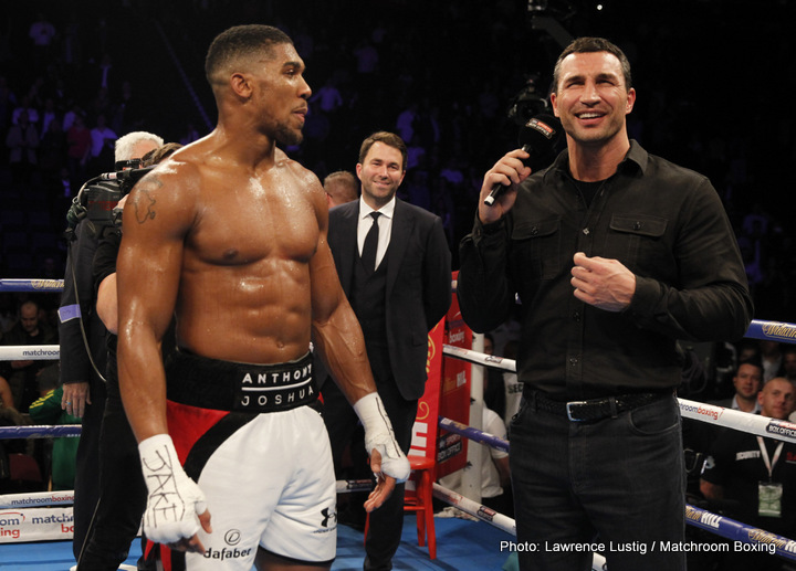 Image: Hearn predicts painful night for Klitschko against Joshua