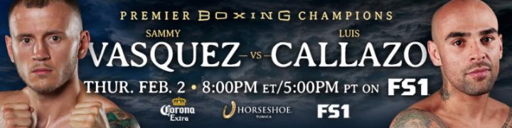 Image: Sammy Vasquez Jr. vs. Luis Collazo on February 2