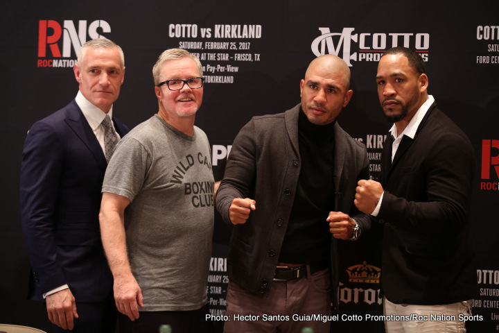 Image: Miguel Cotto v James Kirkland & David Lemieux v Curtis Stevens on BoxNation