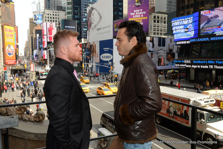 Image: Canelo Alvarez & Julio César Chávez, Jr. New York city press conference quotes, photos