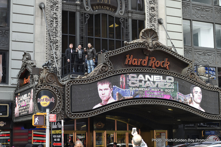 Image: Canelo Alvarez & Julio César Chávez, Jr. New York city press conference quotes, photos