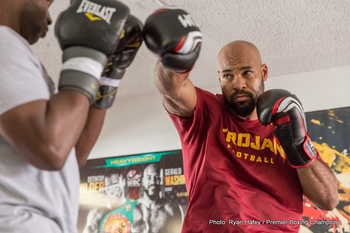 Image: Gerald Washington believes he’ll beat Deontay Wilder on Sat.