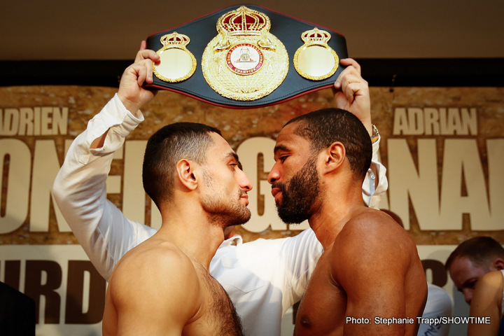 Image: Adrien Broner vs. Adrian Granados - Official weights