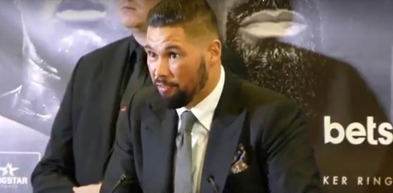 Image: Bellew’s fans make it ugly for Haye at final press conference