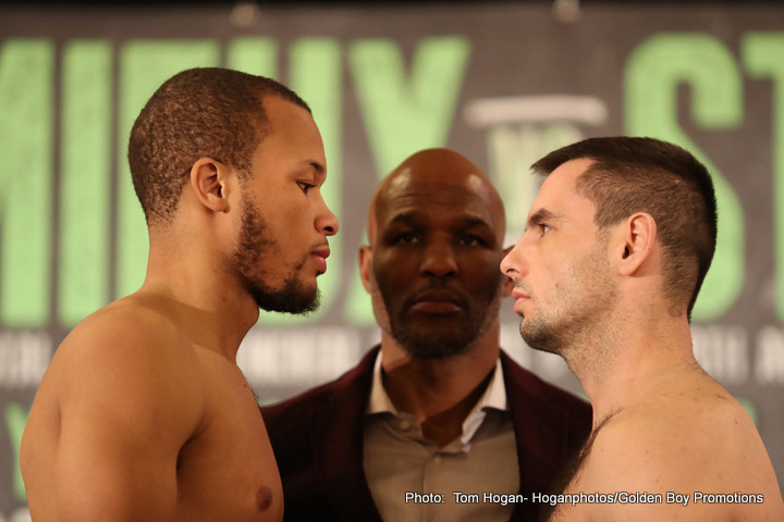 Image: David Lemieux vs. Curtis Stevens – Official weights