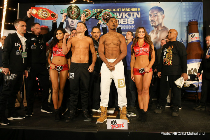Image: Gennady “GGG” Golovkin vs. Daniel Jacobs – Official weights
