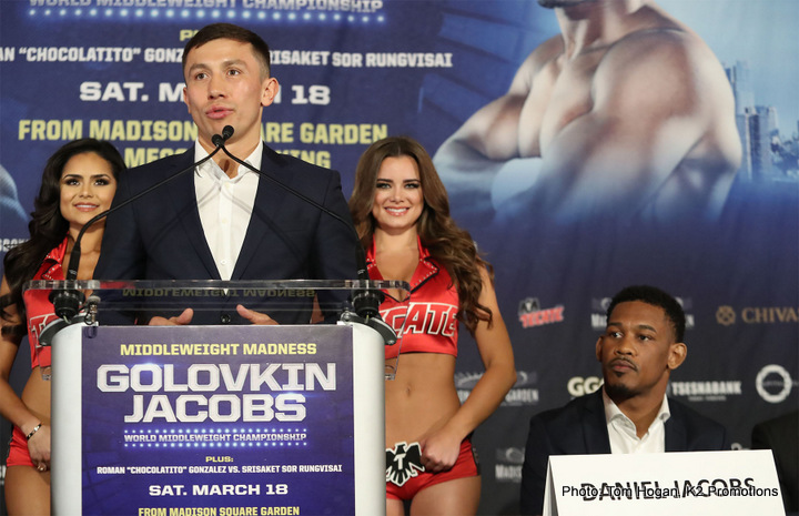 Image: Golovkin, Jacobs, Sanchez, Rozier Quotes -Gennady Golovkin vs. Daniel Jacobs