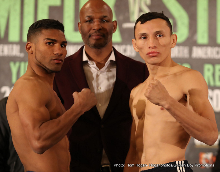 Image: David Lemieux vs. Curtis Stevens – Official weights