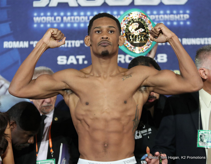 Image: Jacobs fails to show for IBF weight-check for Golovkin fight!