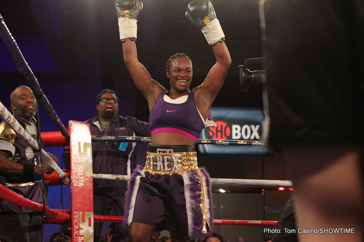 Image: Claressa Shields KOs Szilvia Szabados - Results