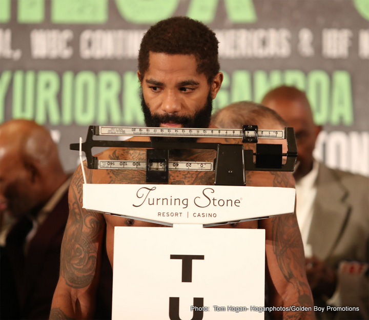 Image: David Lemieux vs. Curtis Stevens – Official weights