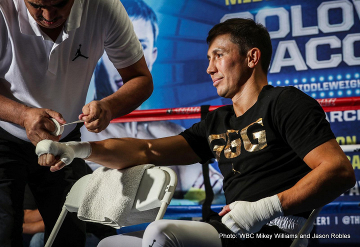 Image: Saunders-Golovkin on June 10 could jeopardize Canelo-Golovkin says Gomez