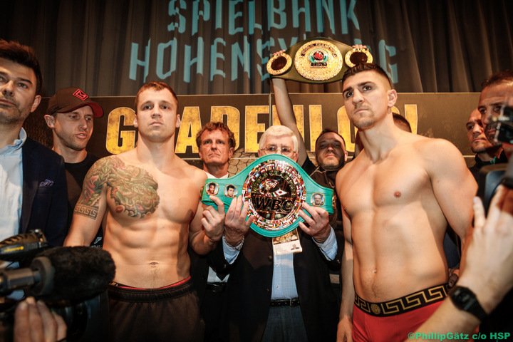 Image: Marco Huck vs. Mairis Briedis – Official weights