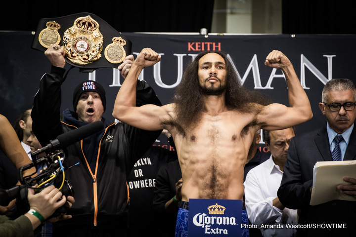 Image: Keith Thurman vs. Danny Garcia - Official weights