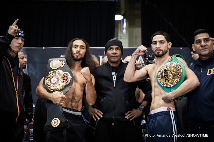 Image: Keith Thurman vs. Danny Garcia - Official weights