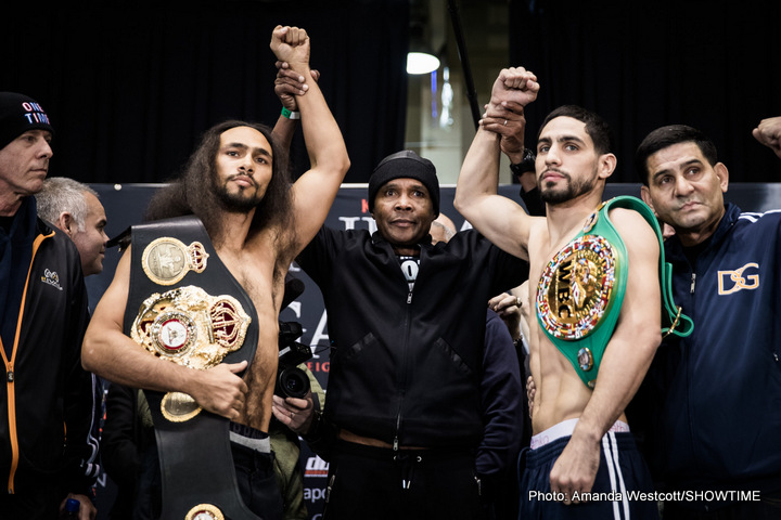 Image: Keith Thurman vs. Danny Garcia - Official weights