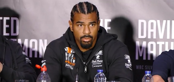 Image: Haye hopes he doesn’t get injured before Bellew rematch