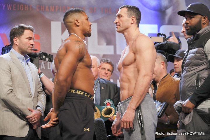 Image: Video: Anthony Joshua vs. Wladimir Klitschko – Official weights