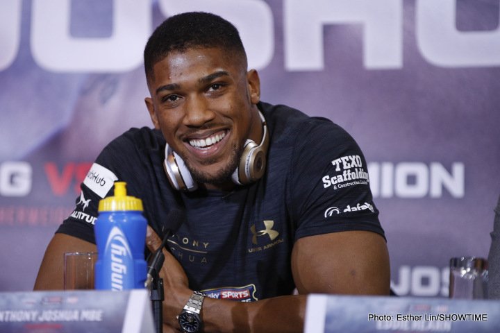 Image: Anthony Joshua vs. Wladimir Klitschko final press conference quotes & photos