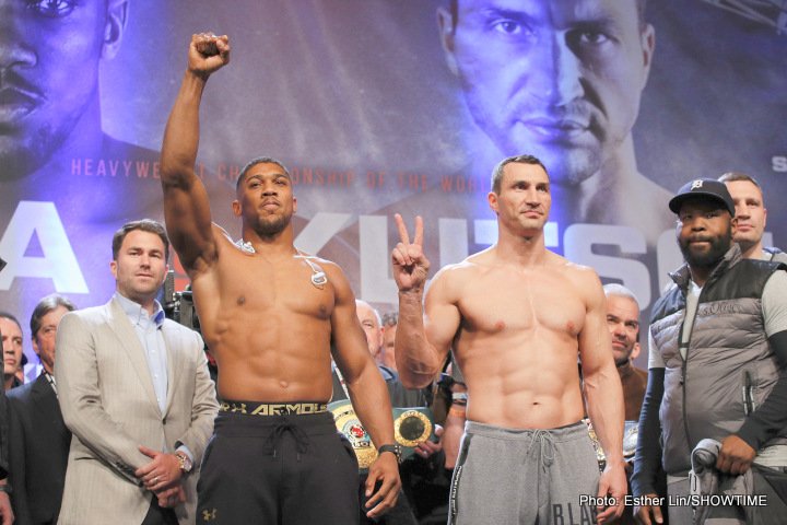 Image: Video: Anthony Joshua vs. Wladimir Klitschko – Official weights