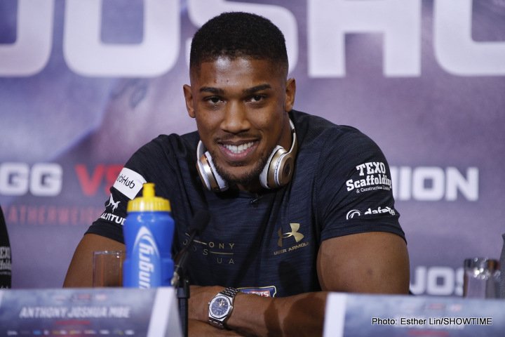 Image: Hearn planning Joshua’s next fight after Klitschko retirement decision