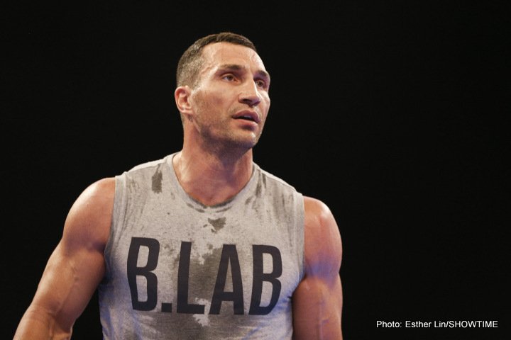 Image: Joshua says no respect for Klitschko