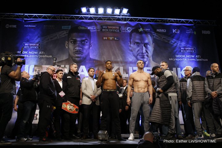 Image: Video: Anthony Joshua vs. Wladimir Klitschko – Official weights