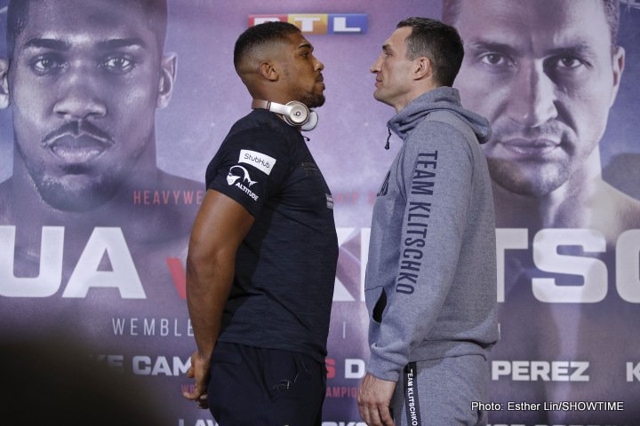 Image: Anthony Joshua vs. Wladimir Klitschko final press conference quotes & photos