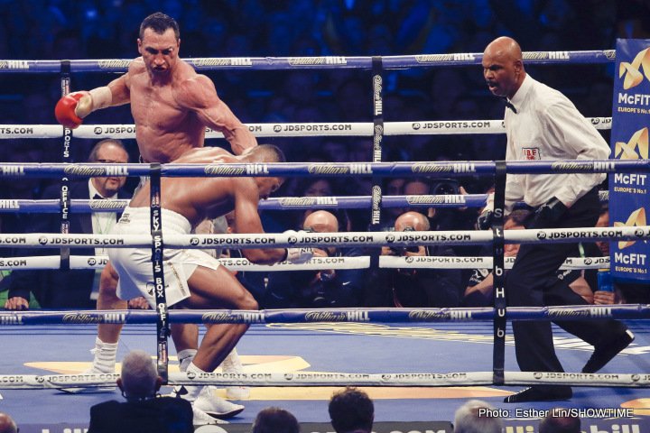 Image: Photos: Anthony Joshua knocks out Wladimir Klitschko