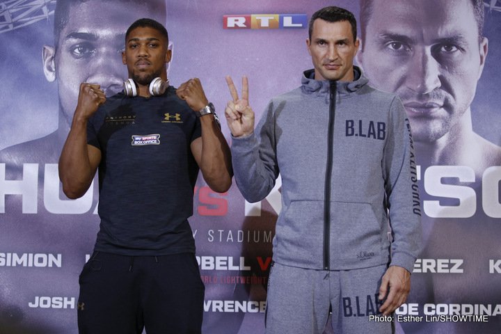 Image: Joshua: We’ll see how good Klitschko is on Saturday