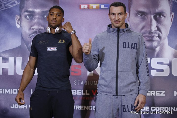 Image: Anthony Joshua vs. Wladimir Klitschko final press conference quotes & photos