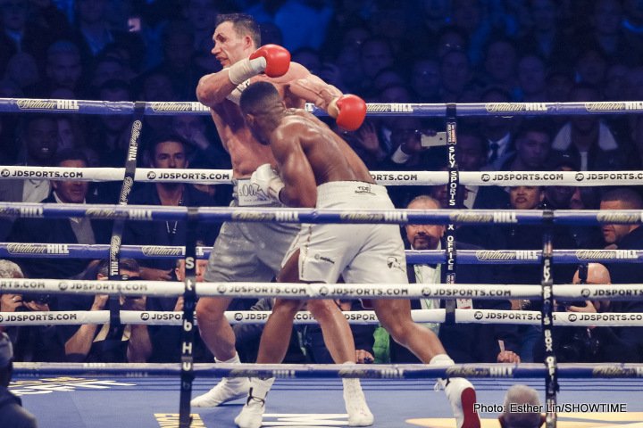 Image: Photos: Anthony Joshua knocks out Wladimir Klitschko