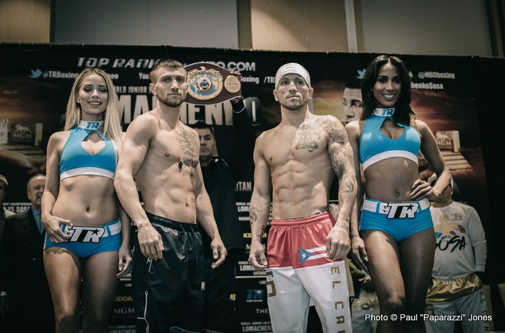 Image: Lomachenko vs Sosa, Usyk vs Hunter & Gvozdyk-Gonzalez - Official weights