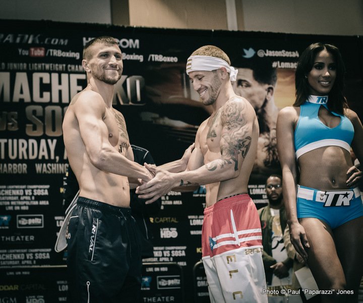 Image: Lomachenko vs Sosa, Usyk vs Hunter & Gvozdyk-Gonzalez - Official weights