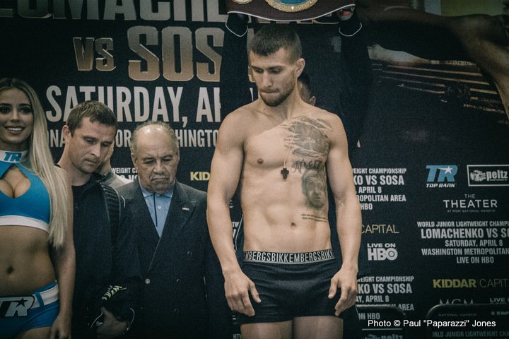 Image: Lomachenko vs Sosa, Usyk vs Hunter & Gvozdyk-Gonzalez - Official weights