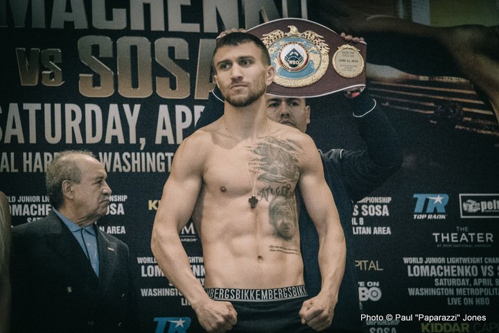 Image: Lomachenko vs Sosa, Usyk vs Hunter & Gvozdyk-Gonzalez - Official weights