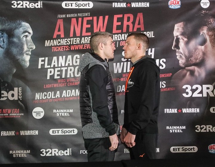 Image: Liam Williams vs. Liam Smith & Daniel Dubois weights