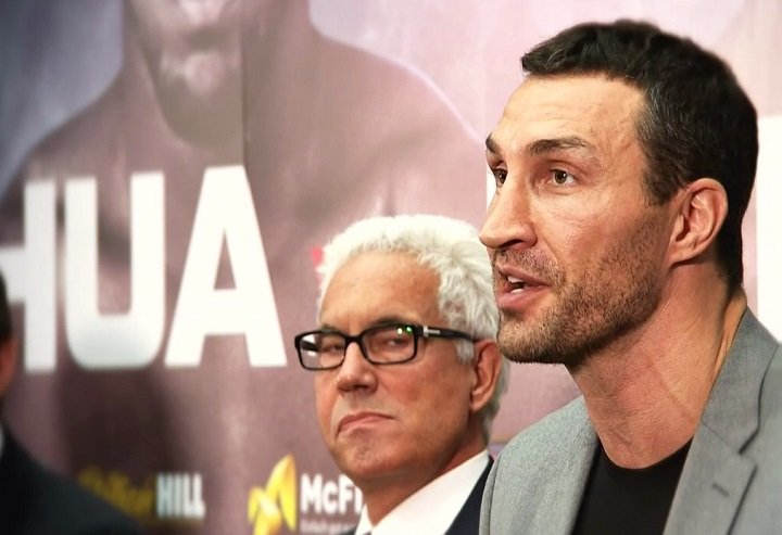 Image: Lewis thinks Klitschko may retire if Joshua beats him